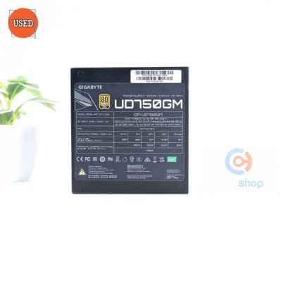 POWER SUPPLY (พาวเวอร์ซัพพลาย) GIGABYTE UD750GM 750W (80 PLUS GOLD) P15936