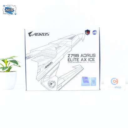MAINBOARD (เมนบอร์ด) GIGABYTE Z790 AORUS ELITE AX ICE DDR5 (ของใหม่) P16559