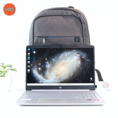 NOTEBOOK (โน๊ตบุ๊ค) HP/CPU RYZEN 5 5500U/จอ 15.6 FHD/RAM DDR4 16GB/SSD M.2 512GB P17238