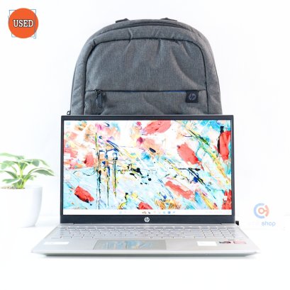 NOTEBOOK (โน๊ตบุ๊ค) HP/CPU RYZEN 5 5500U/จอ 15.6 FHD/RAM DDR4 8GB/SSD M.2 512GB P17239
