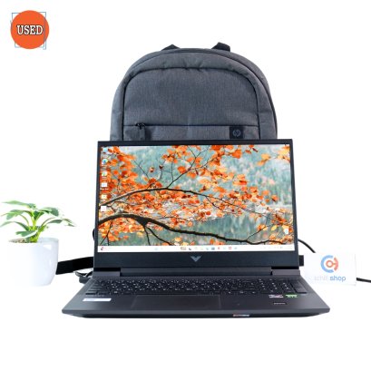 NOTEBOOK (โน๊ตบุ๊ค) HP/CPU RYZEN 5 6600H/จอ 16.1 FHD/GPU RTX 3050TI 4GB/RAM DDR5 16GB/SSD M.2 512GB/SSD M.2 1TB P17409