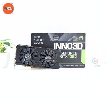 การ์ดจอ (VGA) INNO3D GTX1060 6GB 2F TWIN X2 P12467
