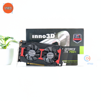 การ์ดจอ (VGA) INNO3D GTX750 TI 2GB 2F TWIN FAN P15412