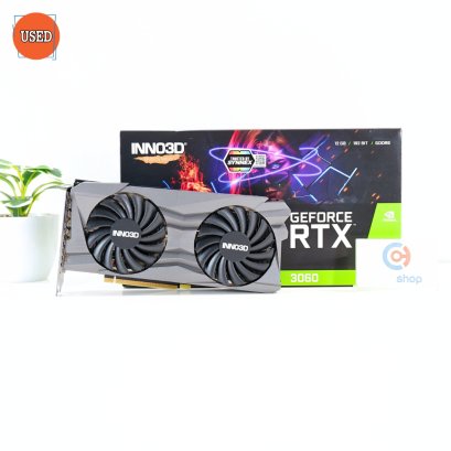 การ์ดจอ (VGA) INNO3D RTX3060 12GB 2F TWIN X2 P16303