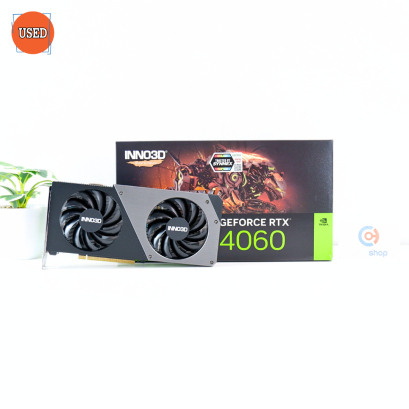 การ์ดจอ (VGA) INNO3D RTX4060 8GB 2F TWIN X2 P16619