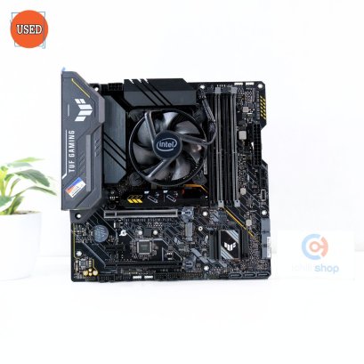 ชุดซีพียูพร้อมเมนบอร์ด CPU : INTEL CORE I3-10105 3.7 GHz + MB : ASUS TUF GAMING B560M-PLUS P15919