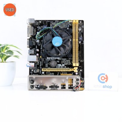 ชุดซีพียูพร้อมเมนบอร์ด CPU : INTEL CORE I3-4130 3.4 GHz + MB : ASUS H81M-K P15765