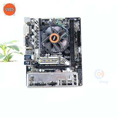 ชุดซีพียูพร้อมเมนบอร์ด CPU : INTEL CORE I3-7100 + MB : ASROCK B250M-HDV P12370