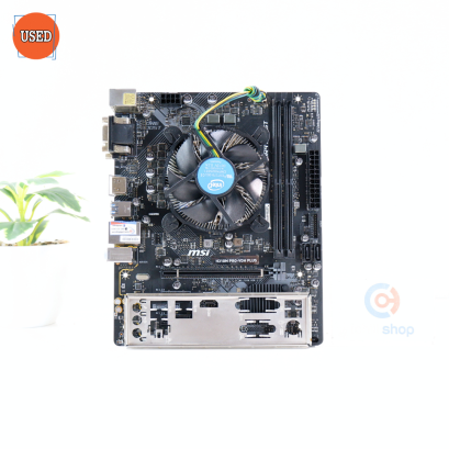 ชุดซีพียูพร้อมเมนบอร์ด CPU: INTEL CORE I3-9100F + MB: MSI H310M PRO-VDH PLUS P16461