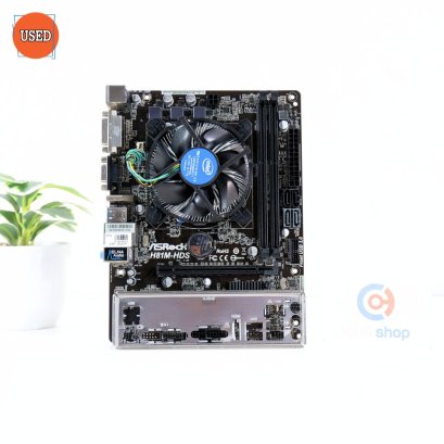 ชุดซีพียูพร้อมเมนบอร์ด CPU : INTEL CORE I5-4460 3.2 GHz + MB : ASROCK H81M-HDS P15786