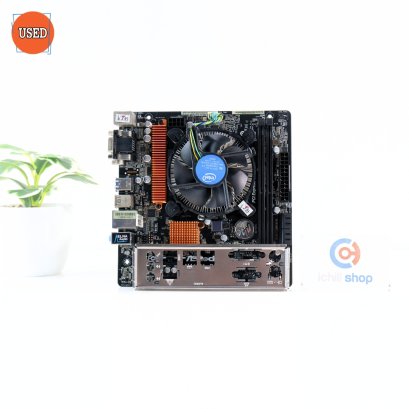 ชุดซีพียูพร้อมเมนบอร์ด CPU: INTEL CORE I5-7400 + MB: ASROCK H110M-DVS P17445