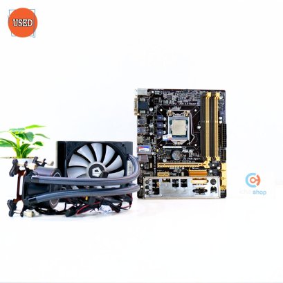 ชุดซีพียูเมนบอร์ดพร้อมชุดน้ำปิด CPU: INTEL CORE I7-4790K 4.0 GHz+MB: ASUS B85M-G+LC: ID-COOLING FROSTFLOW 120 P15663