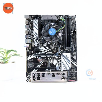 ชุดซีพียูพร้อมเมนบอร์ด CPU : INTEL CORE I7-8700 3.2 GHz + MB : ASUS PRIME Z390-P P15988