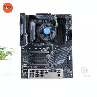 ชุดซีพียูพร้อมเมนบอร์ด CPU : INTEL CORE I7-8700 3.2 GHz + MB : MSI Z370 SLI PLUS P15758