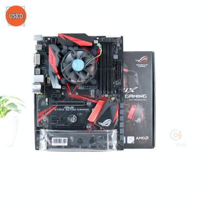 ชุดซีพียูพร้อมเมนบอร์ด CPU : INTEL PENTIUM G4560 3.5 GHz + MB : ASUS ROG STRIX B250H GAMING P08338