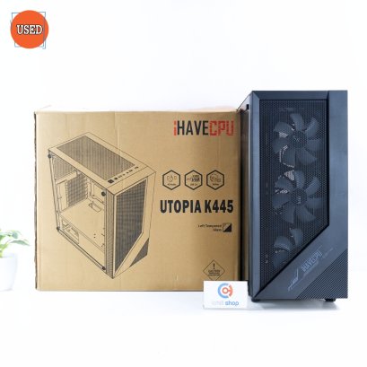 CASE (เคสเปล่า) I HAVE CPU UTOPIA K445 (BLACK) P17353