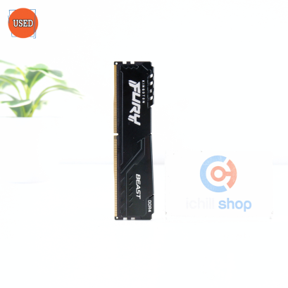 RAM (แรม) KINGSTON FURY BEAST DDR4 8GB (8X1) 3600MHz BLACK P16626