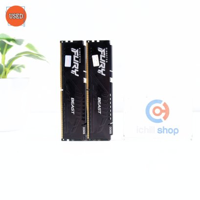 RAM (แรม) KINGSTON FURY BEAST DDR5 16GB (8X2) 5200MHz (BLACK) P16233