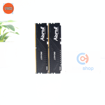 RAM (แรม) KINGSTON FURY BEAST DDR5 32GB (16X2) 6000MHz BLACK P16414