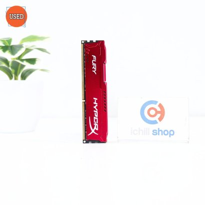 RAM (แรม) KINGSTON HYPERX FURY DDR3 8GB (8X1) 1333MHz RED P15766