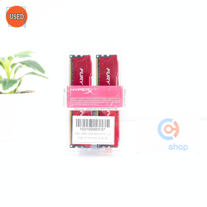 RAM (แรม) KINGSTON HYPER X FURY DDR3 16GB (8X2) 1600MHz P16416