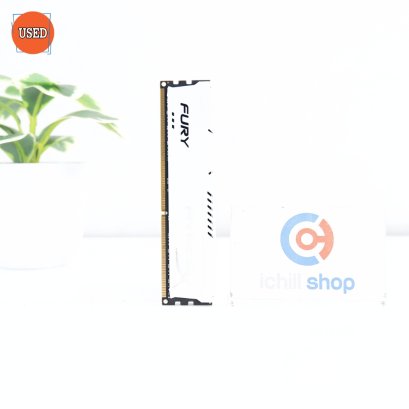 RAM (แรม) KINGSTON HYPER X FURY DDR3 8GB (8X1) 1600MHz (WHITE) P14644