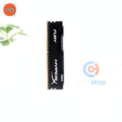 RAM (แรม) KINGSTON HYPER X FURY DDR4 8GB 2666MHz BLACK P16601