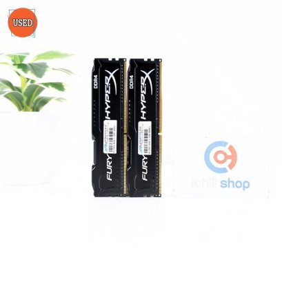RAM (แรม) KINGSTON HYPER X FURY DDR4 8GB (4X2) 2133MHz P10654