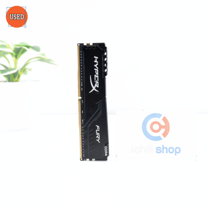 RAM (แรม) KINGSTON HYPER X FURY DDR4 8GB (8X1) 2666MHz BLACK P16627