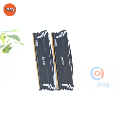 RAM (แรม) LEXAR ARES RGB DDR5 32GB (16X2) 6400MHz BLACK P16510