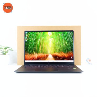 NOTEBOOK (โน๊ตบุ๊ค) LG / CPU ULTRA 7 155H / จอ 17" WQXGA 2K / GPU RTX3050 4GB / RAM DDR5X 16GB 7467MHz / SSD 512GB P16118