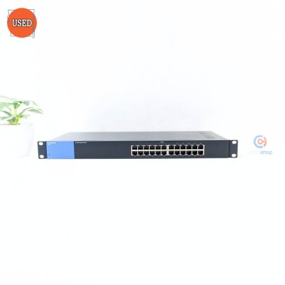 SWITCH HUB (สวิตช์ฮับ) LINKSYS LGS124 24 PORT GIGABIT 10/100/1000 Mbps P17633