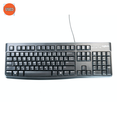 KEYBOARD (คีย์บอร์ด) LOGITECH K120 (BLACK) P14617