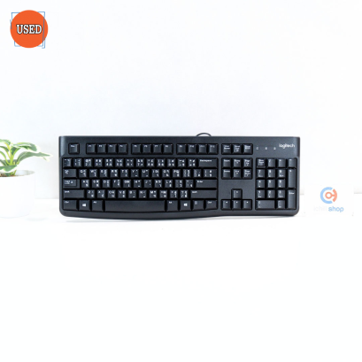 KEYBOARD (คีย์บอร์ด) LOGITECH K120 (BLACK) P14617