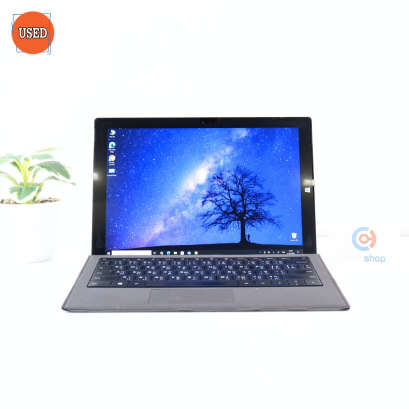 MICROSOFT SURFACE PRO 3 1631 / CPU I7-4650U / จอ 12 FHD / กราฟิกการ์ดออนบอร์ด / RAM DDR3 8GB / SSD 512GB P16546