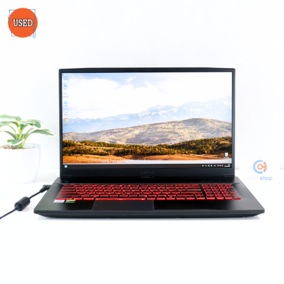 NOTEBOOK (โน๊ตบุ๊ค) MSI/CPU I7-10750H/จอ 17.3 FHD/GPU GTX1660TI 6GB/RAM DDR4 16GB/SSD M.2 512GB/SSD 500GB P16767