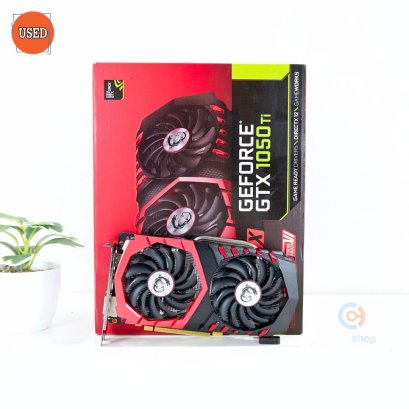การ์ดจอ (VGA) MSI GTX1050 TI 4GB 2F GAMING X P09782