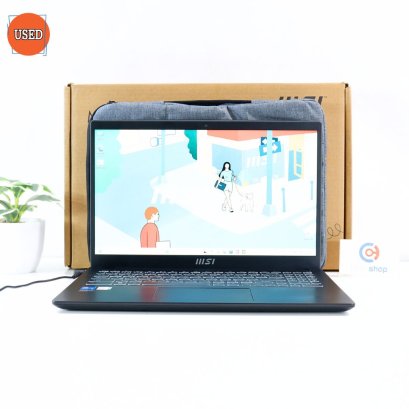 NOTEBOOK (โน๊ตบุ๊ค) MSI / CPU I5-1235U / จอ 15.6" FHD / กราฟิกการ์ดออนบอร์ด / RAM DDR4 8GB 3200MHz / SSD 512 P15971