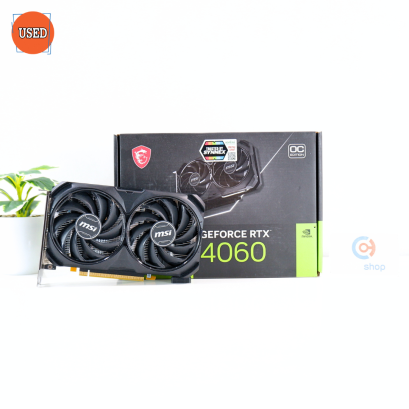 การ์ดจอ (VGA) MSI RTX4060 8GB 2F VENTUS 2X BLACK OC P16663