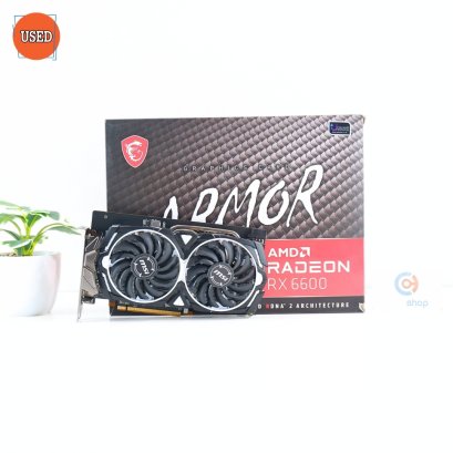 การ์ดจอ (VGA) MSI RX6600 8GB 2F ARMOR P13082