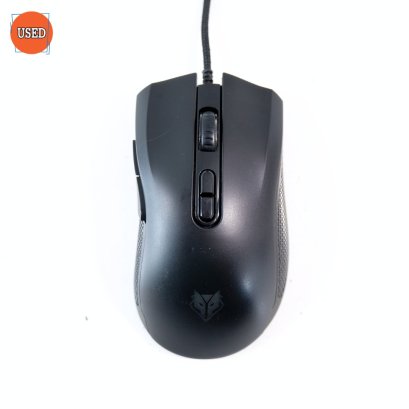 MOUSE (เมาส์) NUBWO PLESIOS NM-89M MACRO GAMING (BLACK) P17789