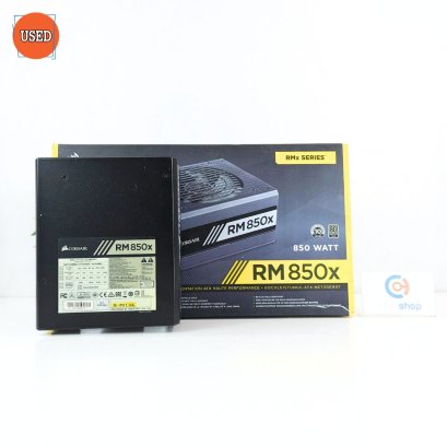 POWER SUPPLY (พาวเวอร์ซัพพลาย) CORSAIR RM850X 850W (80 PLUS GOLD) P13147