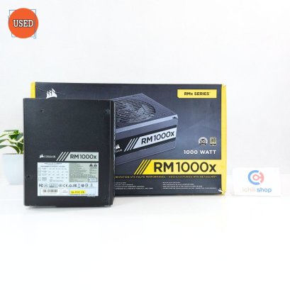 POWER SUPPLY (พาวเวอร์ซัพพลาย) CORSAIR RM1000X 1000W (80 PLUS GOLD) P13166