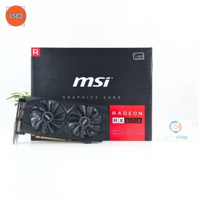 การ์ดจอ (VGA) MSI RX570 8GB 2F 8GT OC ประกันร้าน 30 วัน P14215