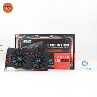 การ์ดจอ (VGA) ASUS RX570 4GB 2F EXPEDITION P14463