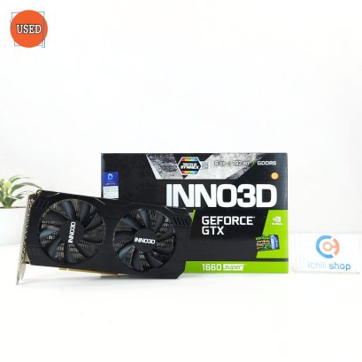 การ์ดจอ (VGA) INNO3D GEFORCE GTX1660 SUPER TWIN X2 - 6GB GDDR6 P14553