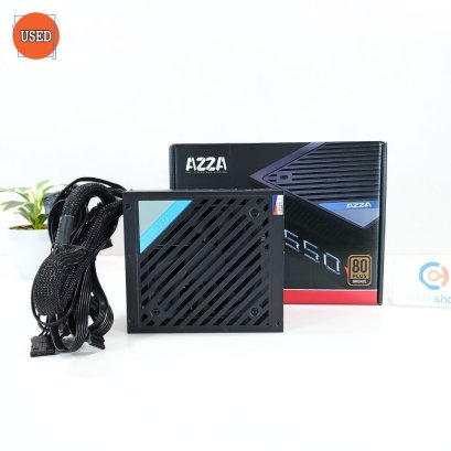 POWER SUPPLY (พาวเวอร์ซัพพลาย) AZZA PSAZ 550W (80 PLUS BRONZE) P14606