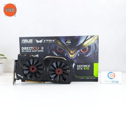 การ์ดจอ (VGA) ASUS STRIX GTX970 DC2OC 4GD5 P14646