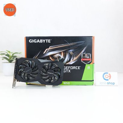 การ์ดจอ (VGA) GIGABYTE GTX1650 OC 4G GDDR5 P14652