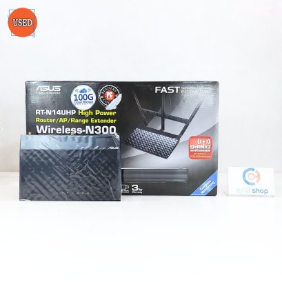 ROUTER (เราเตอร์) ASUS WIRELESS N300 HIGH POWER (PL-N14UHP) P14704